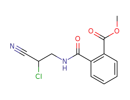<i>N</i>-(2-chloro-2-cyano-ethyl)-phthalamic acid methyl ester