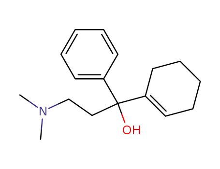 Molecular Structure of 108396-23-2 (1-cyclohex-1-enyl-3-dimethylamino-1-phenyl-propan-1-ol)