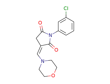 2,5-Pyrrolidinedione, 1-(3-chlorophenyl)-3-(4-morpholinylmethylene)-
