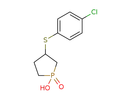 3-(4-chloro-phenylsulfanyl)-1-oxo-1λ<sup>5</sup>-phospholan-1-ol