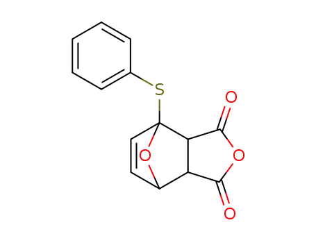 1-phenylsulfanyl-7-oxa-norborn-5-ene-2,3-dicarboxylic acid-anhydride
