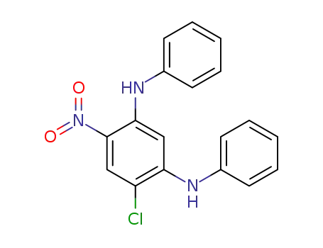 4-chloro-6-nitro-<i>N</i>,<i>N'</i>-diphenyl-<i>m</i>-phenylenediamine