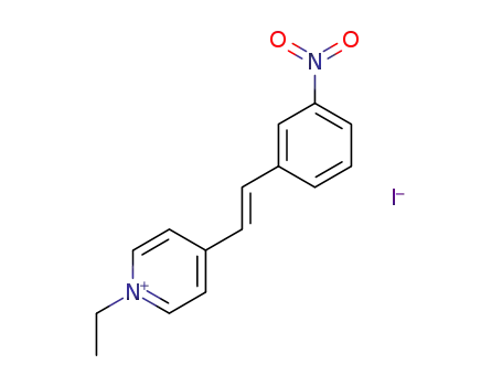 Molecular Structure of 109450-79-5 (1-ethyl-4-(3-nitro-<i>trans</i>-styryl)-pyridinium; iodide)