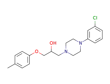 1-[4-(3-chloro-phenyl)-piperazino]-3-<i>p</i>-tolyloxy-propan-2-ol