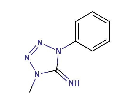 Molecular Structure of 57913-64-1 (1-methyl-4-phenyl-1,4-dihydro-tetrazol-5-ylideneamine)