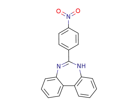 6-(4-nitro-phenyl)-5<i>H</i>-dibenzo[<i>d</i>,<i>f</i>][1,3]diazepine