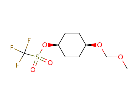 cis-1-methoxymethoxy-4-trifluoromethylsulphonyloxycyclohexane