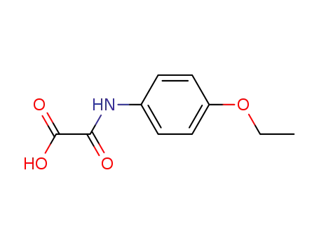 Molecular Structure of 100530-42-5 (Acetic acid, [(4-ethoxyphenyl)amino]oxo-)
