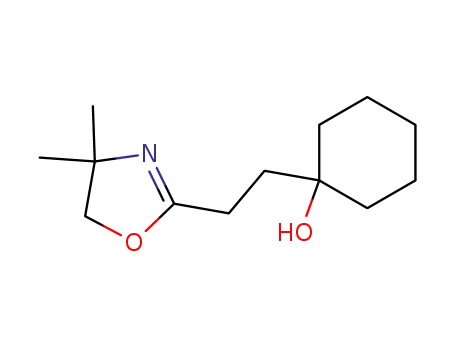 Molecular Structure of 51849-64-0 (1-[2-(4,4-dimethyl-4,5-dihydro-oxazol-2-yl)-ethyl]-cyclohexanol)