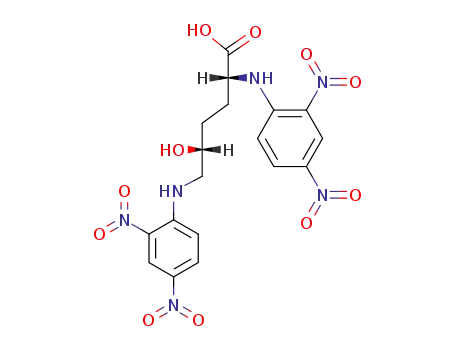 Molecular Structure of 95020-49-8 (DL-<i>threo</i>-<i>N</i><sup>2</sup>,<i>N</i><sup>6</sup>-bis-(2,4-dinitro-phenyl)-5-hydroxy-lysine)