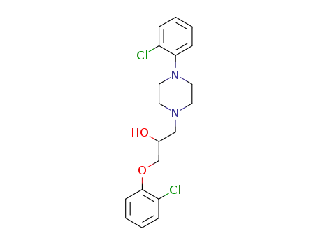1-(2-chloro-phenoxy)-3-[4-(2-chloro-phenyl)-piperazino]-propan-2-ol