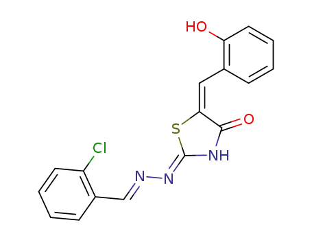 5-salicylidene-thiazolidine-2,4-dione-2-(2-chloro-benzylidenehydrazone)
