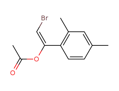 (E)-1-Acetoxy-2-bromo-1-(2,4-dimethylphenyl)ethylene