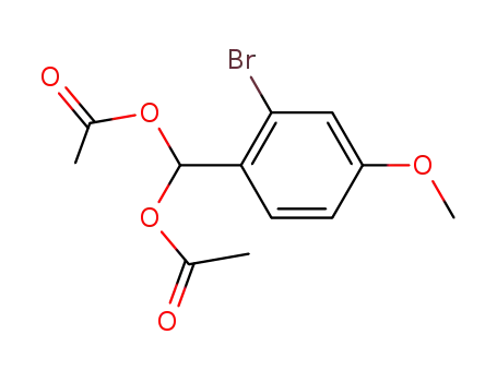 2-bromo-1-diacetoxymethyl-4-methoxy-benzene