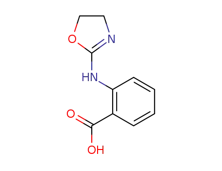 Molecular Structure of 72115-36-7 (Benzoic acid, 2-[(4,5-dihydro-2-oxazolyl)amino]- (9CI))