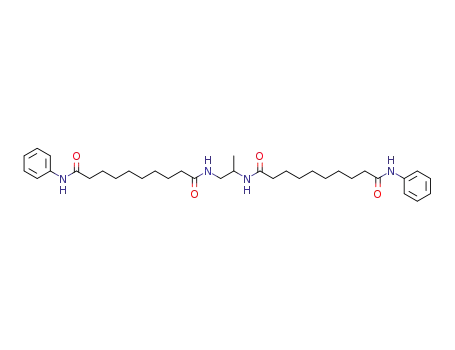 Molecular Structure of 61796-53-0 (Decanediamide, N,N''-(1-methyl-1,2-ethanediyl)bis[N'-phenyl-)