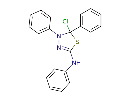 (5-chloro-4,5-diphenyl-4,5-dihydro-[1,3,4]thiadiazol-2-yl)-phenyl-amine