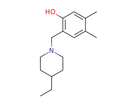 2-(4-ethyl-piperidinomethyl)-4,5-dimethyl-phenol