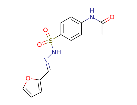 Benzenesulfonic acid,4-(acetylamino)-, 2-(2-furanylmethylene)hydrazide cas  6289-97-0