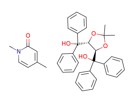 [(4R,5R)-5-(Hydroxy-diphenyl-methyl)-2,2-dimethyl-[1,3]dioxolan-4-yl]-diphenyl-methanol; compound with 1,4-dimethyl-1H-pyridin-2-one