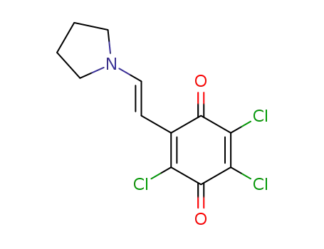 trichloro-(2-pyrrolidino-vinyl)-[1,4]benzoquinone