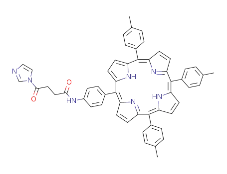 4-Imidazol-1-yl-4-oxo-N-[4-((5Z,10Z,14Z,19Z)-10,15,20-tri-p-tolyl-porphyrin-5-yl)-phenyl]-butyramide