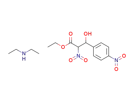 3-hydroxy-2-nitro-3-(4-nitro-phenyl)-propionic acid ethyl ester; diethylamine salt