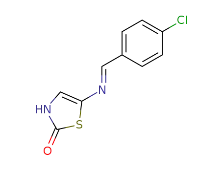5-(4-chloro-benzylidenamino)-3<i>H</i>-thiazol-2-one