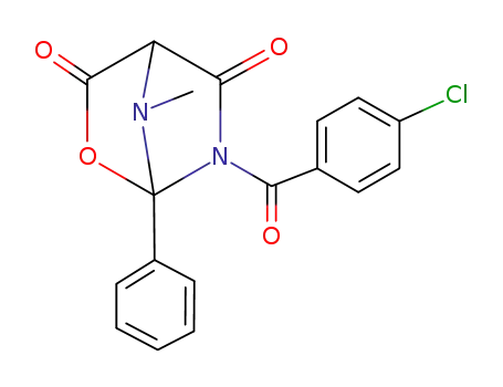 6-(4-chloro-benzoyl)-7-methyl-1-phenyl-2-oxa-6,7-diaza-bicyclo[2.2.1]heptane-3,5-dione