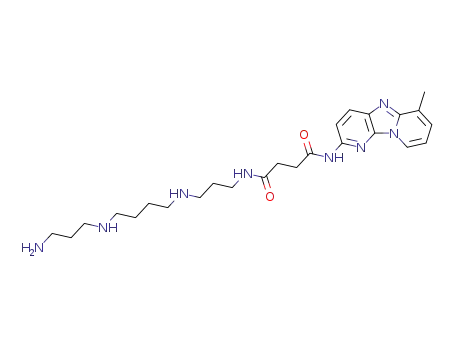 N-{3-[4-(3-Amino-propylamino)-butylamino]-propyl}-N'-(6-methyl-dipyrido[1,2-a;3',2'-d]imidazol-2-yl)-succinamide