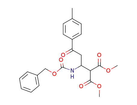 methyl 3-<(benzyloxycarbonyl)amino>-2-(methoxycarbonyl)-5-oxo-5-(p-tolyl)pentanoate