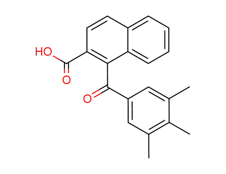 1-(3,4,5-trimethyl-benzoyl)-[2]naphthoic acid