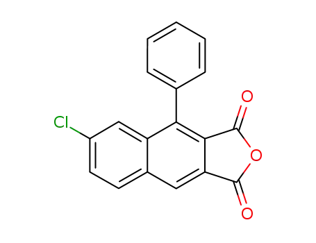 Molecular Structure of 101579-16-2 (7-chloro-1-phenyl-naphthalene-2,3-dicarboxylic acid-anhydride)