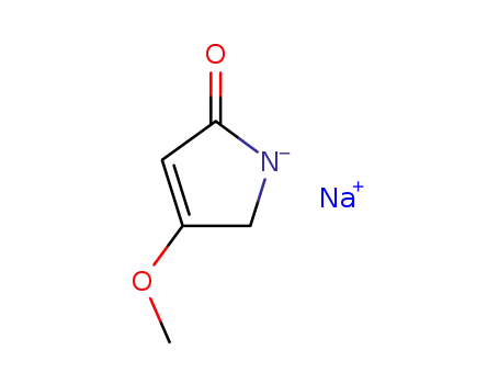 Molecular Structure of 88274-96-8 (4-methoxy-3-pyrrolin-2-one sodium salt)