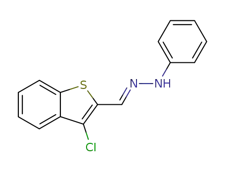3-chloro-benzo[<i>b</i>]thiophene-2-carbaldehyde-phenylhydrazone
