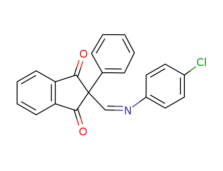 2-{[(Z)-4-Chloro-phenylimino]-methyl}-2-phenyl-indan-1,3-dione