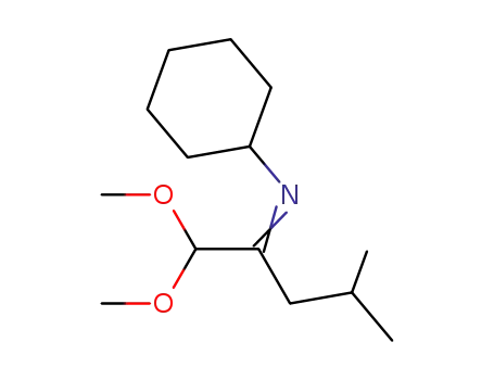 cyclohexyl-(1-dimethoxymethyl-3-methyl-butylidene)-amine