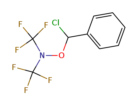α-(bistrifluoromethylamino-oxy)benzyl chloride