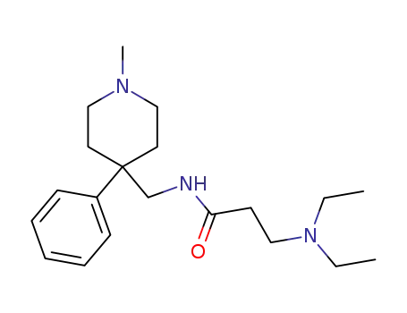 <i>N</i>,<i>N</i>-diethyl-β-alanine-[(1-methyl-4-phenyl-[4]piperidylmethyl)-amide]
