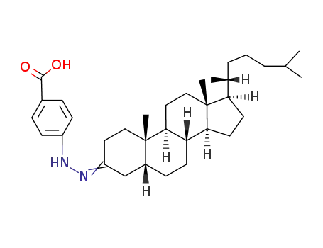 4-(5β-cholestan-3-ylidenehydrazino)-benzoic acid