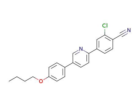 4-[5-(4-Butoxy-phenyl)-pyridin-2-yl]-2-chloro-benzonitrile