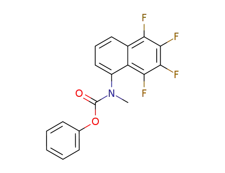 N-Methyl-N-phenoxycarbonyl-5,6,7,8-tetrafluor-1-naphthylamin