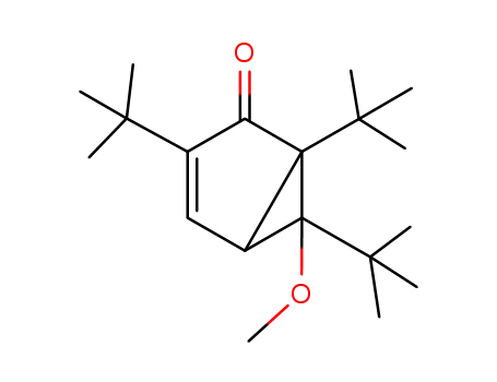 6-Methoxy-1,3,6-tri-tert-butyl-bicyclo<3.1.0>hex-3-en-2-on