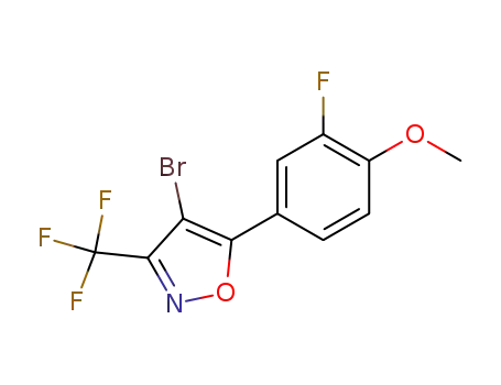 4-bromo-5-(3-fluoro-4-methoxy-phenyl)-3-trifluoromethyl-isoxazole