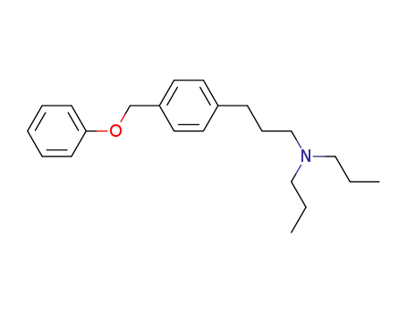 Molecular Structure of 102418-21-3 (Benzenepropanamine,4-(phenoxymethyl)-N,N-dipropyl-)