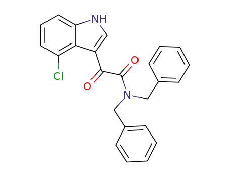 (4-chloro-indol-3-yl)-glyoxylic acid dibenzylamide