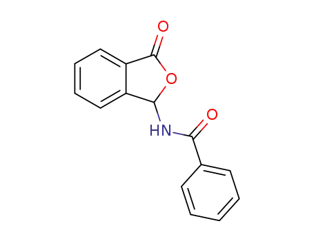 Molecular Structure of 26268-97-3 (Benzamide, N-(1,3-dihydro-3-oxo-1-isobenzofuranyl)-)