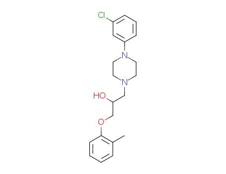 1-[4-(3-chloro-phenyl)-piperazino]-3-<i>o</i>-tolyloxy-propan-2-ol