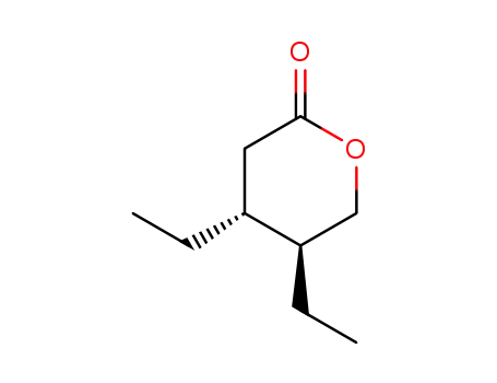 4<i>r</i>,5<i>t</i>-diethyl-tetrahydro-pyran-2-one