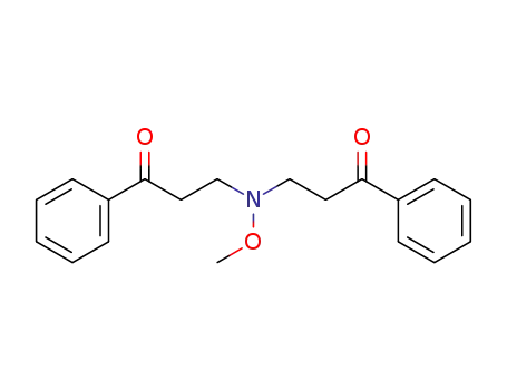 Molecular Structure of 103756-13-4 (<i>O</i>-methyl-<i>N</i>,<i>N</i>-bis-(3-oxo-3-phenyl-propyl)-hydroxylamine)